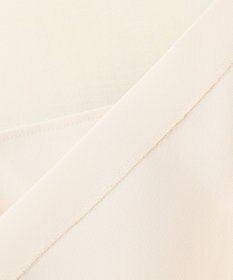 uncrave 【防シワ・洗濯機洗い可】ウォッシャブルダブルクロス ビスチェ ブラウス