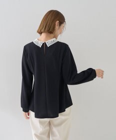 YECCA VECCA 2wayレース襟ブラウス