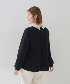 YECCA VECCA 2wayレース襟ブラウス