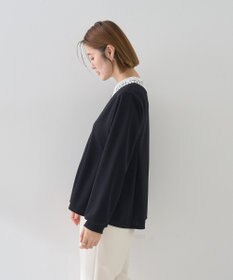 YECCA VECCA 2wayレース襟ブラウス