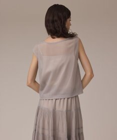 GRACE CONTINENTAL オーガンドレープトップ