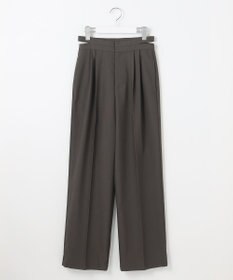 Feroux 【洗える】サイドオープンスラックス パンツ