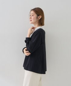 YECCA VECCA 2wayレース襟ブラウス