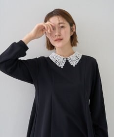 YECCA VECCA 2wayレース襟ブラウス