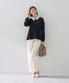 YECCA VECCA 2wayレース襟ブラウス