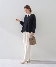 YECCA VECCA 2wayレース襟ブラウス