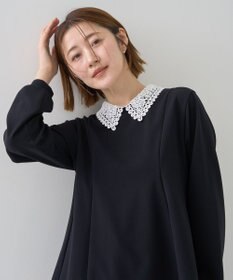 YECCA VECCA 2wayレース襟ブラウス