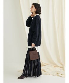 CRAFT STANDARD BOUTIQUE 配色ストライプニットスカート