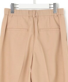 23区 S 【洗える】TWマットクロス タック ワイド パンツ