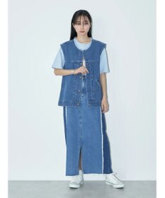 earth music&ecology Ｌｅｅ×ｅ．ｍ．ａ．ｅ　ＤＥＮＩＭ　ＶＥＳＴ