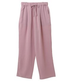 Green Parks クリンクルテーパードイージーパンツ