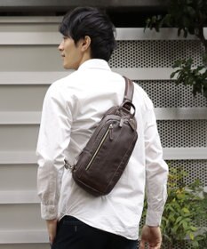 UNBILLION Otias アンティーク仕上げタイプ合皮ボディバッグS