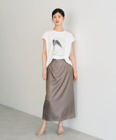 YECCA VECCA シャイニーロングスカート