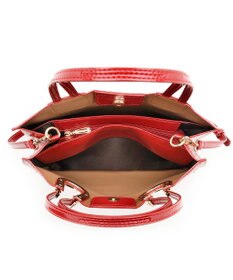 MioFIRANO ホースシューエナメルハンドバッグ 2WAY　FIRANO フィラノ