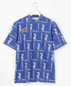 PW CIRCULUS 【UVカット / 吸水速乾 / 伸縮性抜群】【MEN】PWロゴ柄モック