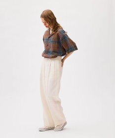 LENO FRENCH WORK HEVY LINEN TROUSERS リネンパンツ
