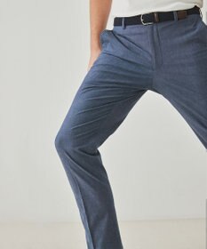 GOTAIRIKU 仕事で着られる 冷んやり綿パン【接触冷感/ストレッチ】ストレッチサマーポプリン