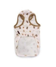 PET PARADISE くま ビスケット柄  ポーチ風タンクトップ 【小型犬】