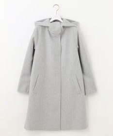 ANY SIS ウールライクミドルフーディ コート