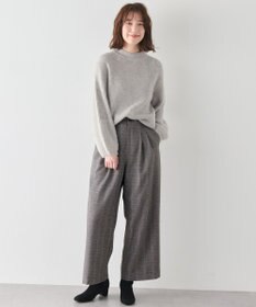 ANY ラムウールフェザーコンビプルオーバー