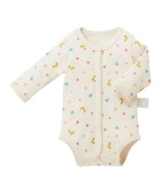 MIKI HOUSE HOT BISCUITS 【60-70cm】 長袖ボディシャツ２枚セット(前開き仕様)