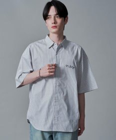 WEGO ワンポイントチェックシャツ（SS）