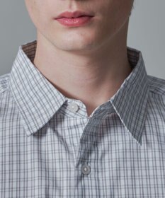 WEGO ワンポイントチェックシャツ（SS）