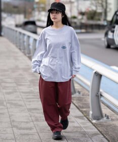 WEGO 【ユニセックス着用ITEM】ポケット刺繍BIG　T（長袖）