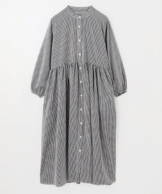 ANY 【手洗い可能】【ペチコート付】ギャザーシャツワンピース