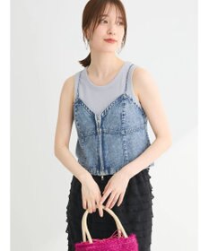 Green Parks ・ＥＬＥＮＣＡＲＥ　ＤＵＥ　Ｗ－ＺＩＰ　デニムキャミ