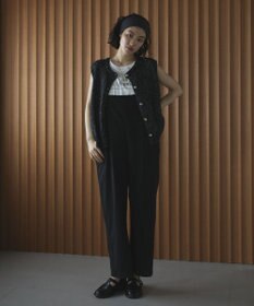 Green Parks ピンタックサロペット