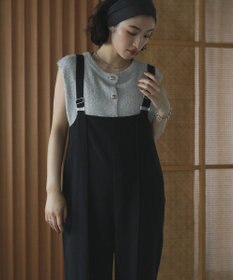 Green Parks ピンタックサロペット