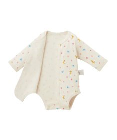 MIKI HOUSE HOT BISCUITS 【60-70cm】 長袖ボディシャツ２枚セット(前開き仕様)