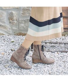 MODE ET JACOMO <D'ICI>ウェッジソールレースアップブーツ