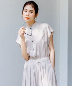 組曲 【大人気シリーズ】ギャザーライトデシン ブラウス