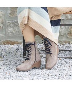 MODE ET JACOMO <D'ICI>ウェッジソールレースアップブーツ