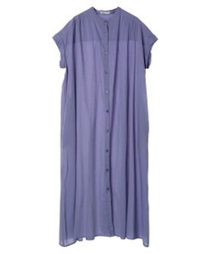 CRAFT STANDARD BOUTIQUE インド綿バンドカラーワンピース