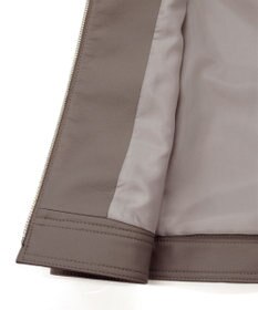 Tiaclasse L 【本革】ノーカラーシープレザージャケット