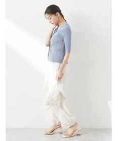 earth music&ecology リブコンパクトカーディガン