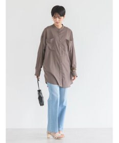 AMERICAN HOLIC イージーケア＋接触冷感　Ｗポケットシャツチュニック