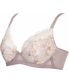 WACOAL 【小さく見せるブラ】 レーシィ ブラジャー 着やせ効果 コンパクトにメイク バストの突出をおさえる 背中の段差を軽減 大きいサイズ レディース BRB453 /ワコール