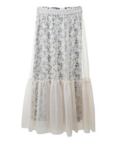 earth music&ecology Ｍｕｌｔｉｗａｙチュールスカート