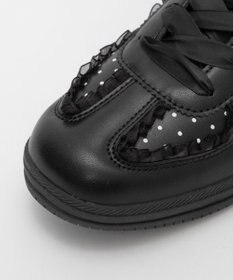 WEGO ドット柄レースローカットスニーカー