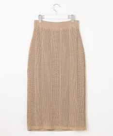 自由区 L 【洗える】シアーコイル スカート