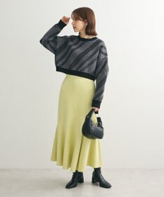 Green Parks マシュマロスエードマーメイドスカート