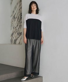 ICB L 【洗える】 シアーレイヤードパンツ