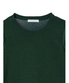 Green Parks 袖楊柳ドッキングニットプルオーバー