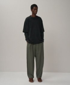 ATON COTTON LINEN VOILE | ルーズフィットパンツ - UNISEX