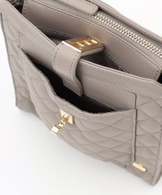 LA BAGAGERIE シープキルトWストラップスクエアショルダー