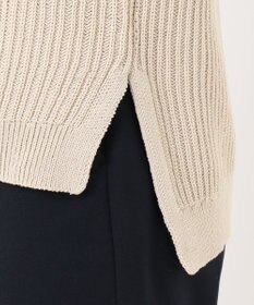 J.PRESS LADIES L 【洗える】コットン地柄 ニット